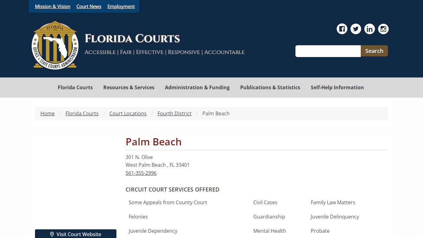 Palm Beach - Florida Courts
